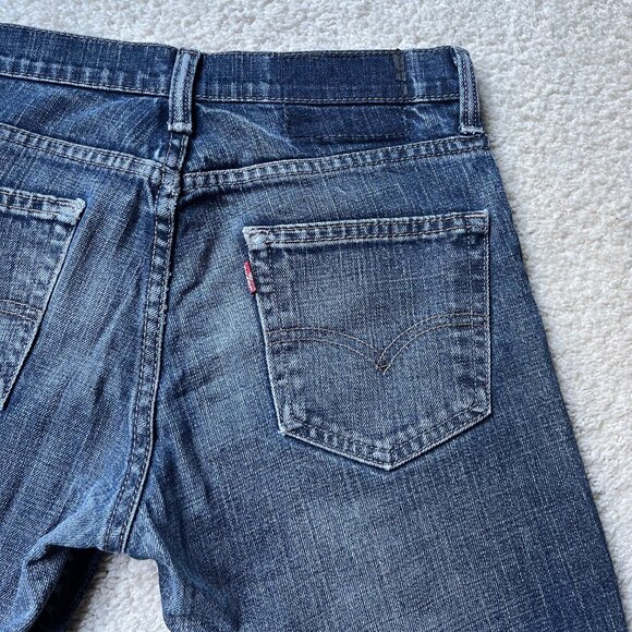 Levi's 501 Jeans Mens 29x30 Blue Slim Zip Fly Medium Wash - Used, See Photos - Picture 3 of 7